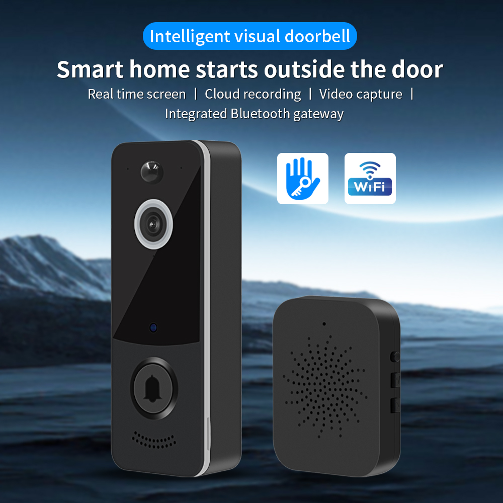 Smart Doorbell Wired - Sonnette vidéo WIFI 1080P, application TTLOCK,
