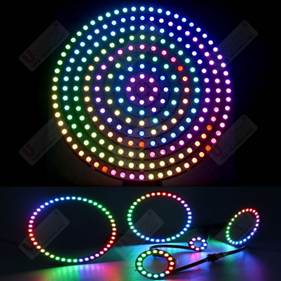 Rgb Led Matrix 8X8 - Panneau lumineux numérique Flexible adressable individuellement,