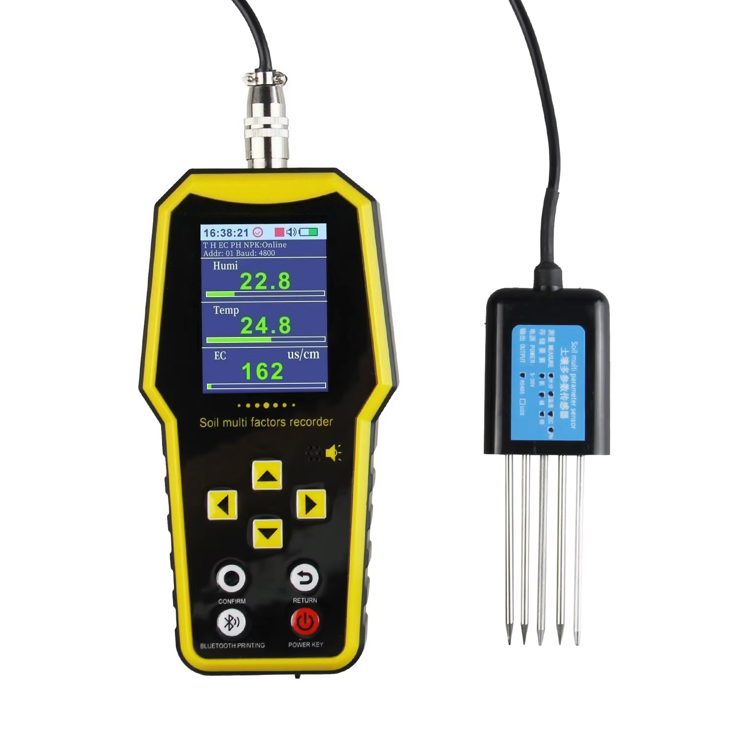 Temperature Humidity Sensor - Détecteur portatif d'humidité du sol 7