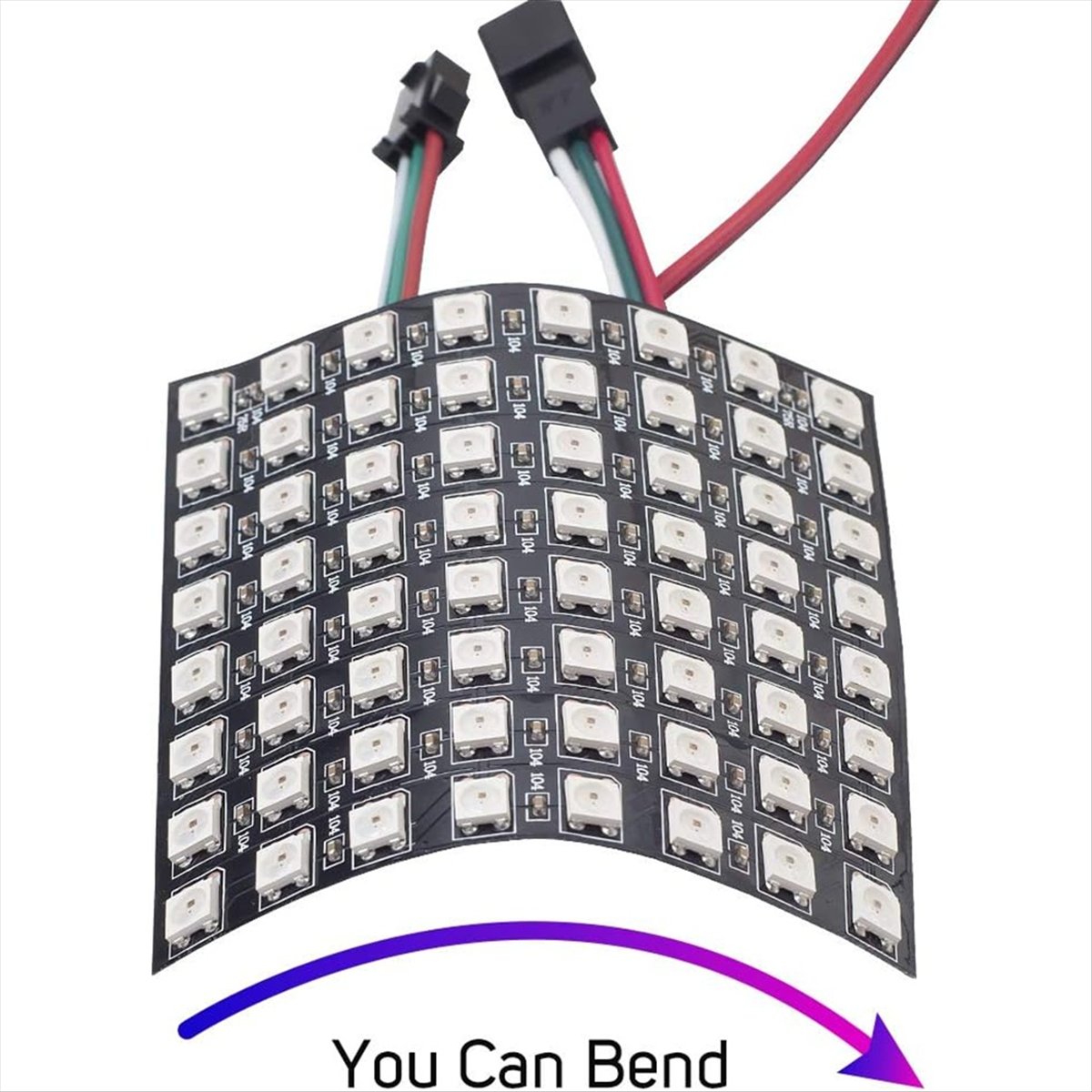 Rgb Led Matrix 8X8 - A36R WS2812B écran matriciel RGB 5050SMD