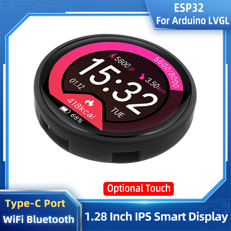 Home Automation Arduino - Écran intelligent IPS 1.28 pouces ESP32