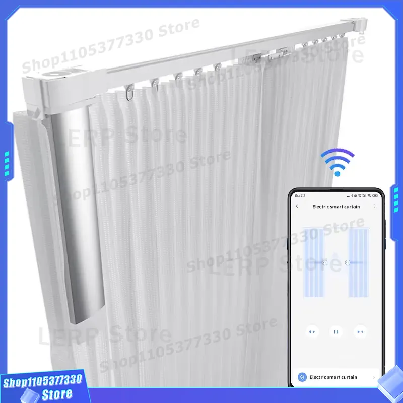 Home Automation System Design - Système de rail motorisé pour rideaux