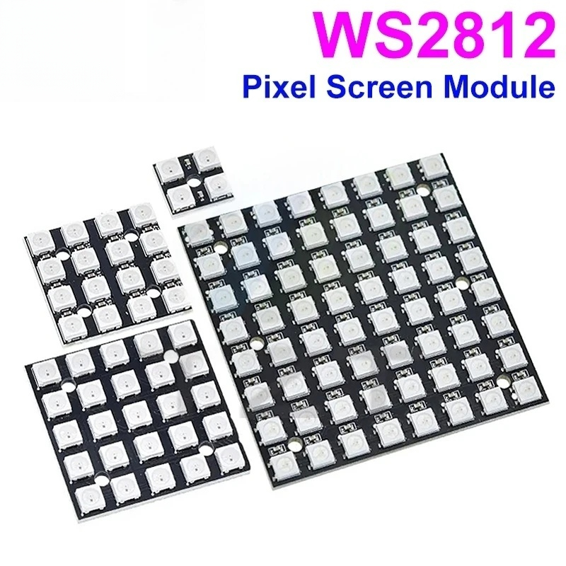 Rgb Led Matrix 8X8 - Nouveau WS2812 LED 5050 RGB 8x8