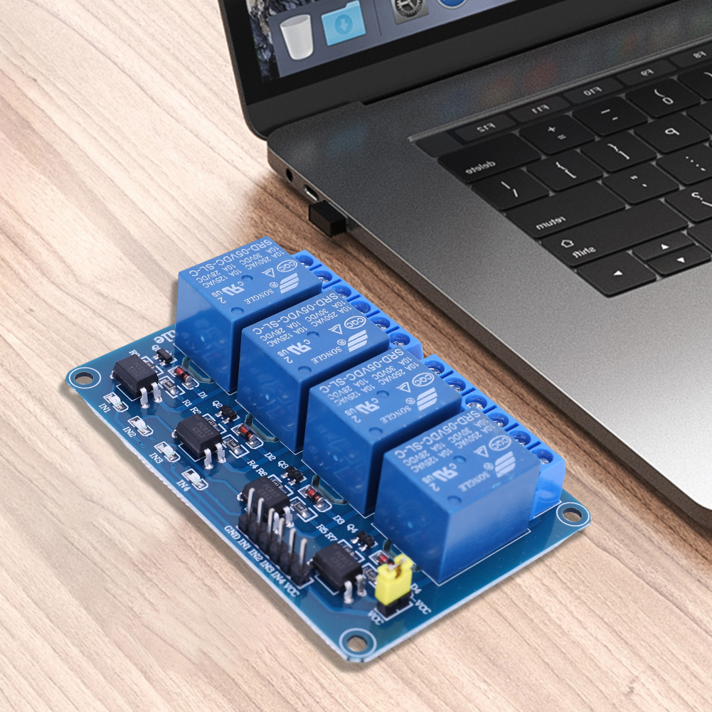 Carte relais 4 canaux 5V 12V a - Home Automation Arduino avis et prix