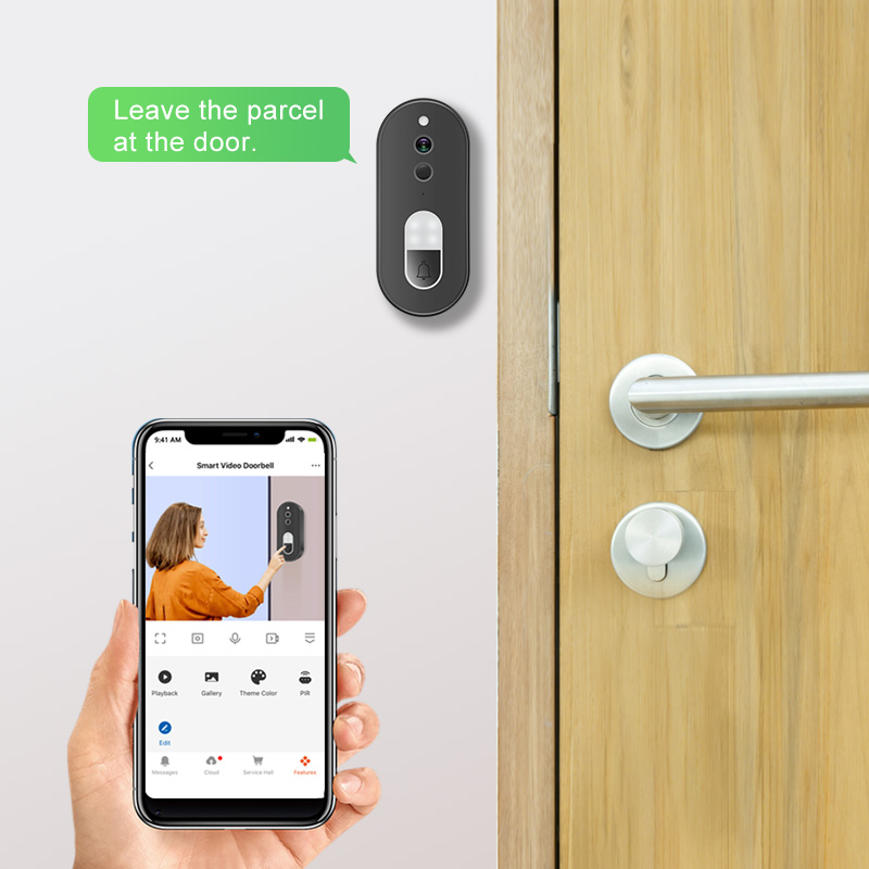 Sonnette vidéo sans fil WiFi T - Smart Doorbell Wired avis et prix