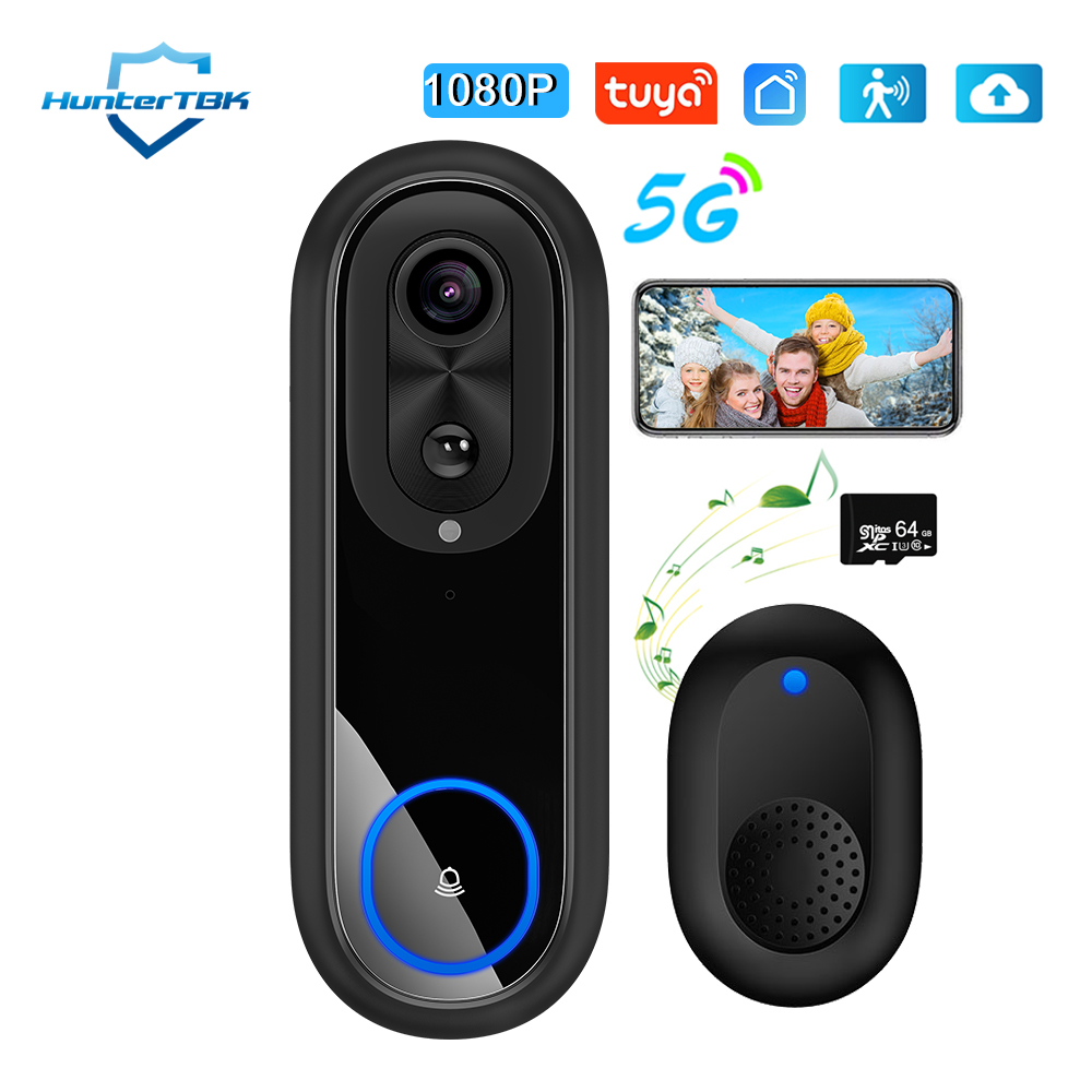 Sonnette vidéo WiFi 5G 2.4G, 1 - Smart Doorbell Wired avis et prix