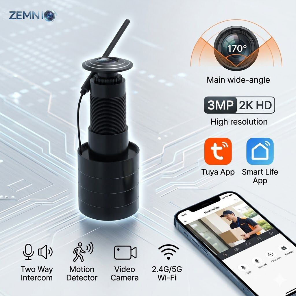 Caméra de porte intelligente Z - Smart Doorbell Wired avis et prix