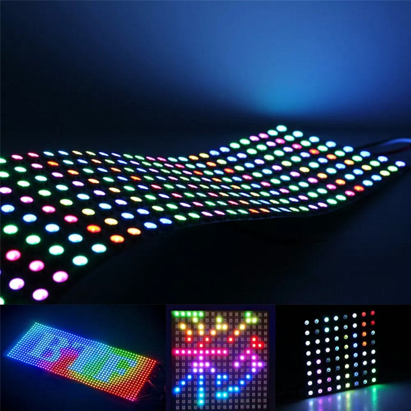 DC12V WS2815 DC5V WS2812B RGB  - Rgb Led Matrix 8X8 avis et prix