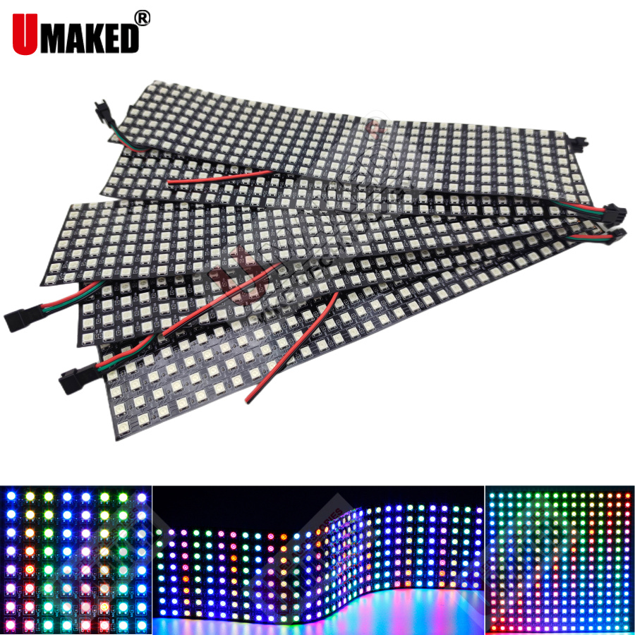 2 pièces de panneaux lumineux  - Rgb Led Matrix 8X8 avis et prix