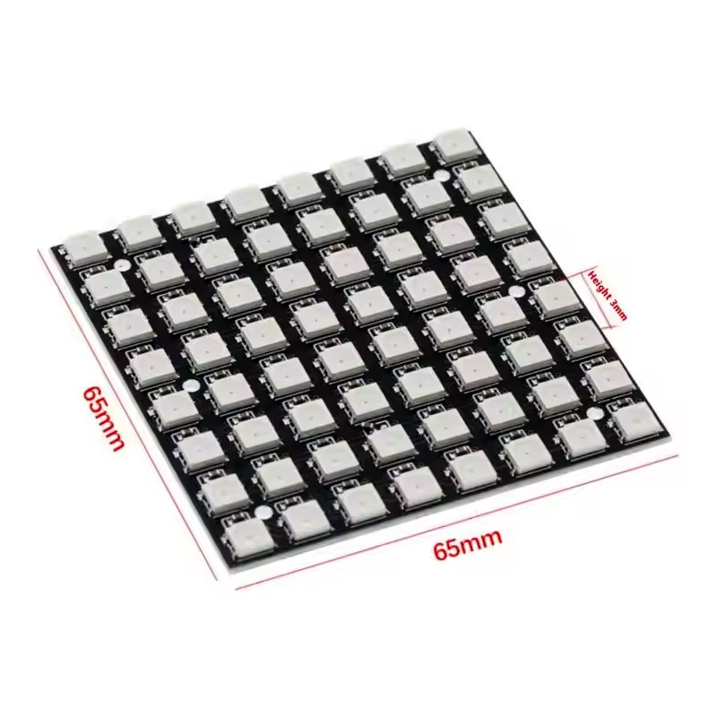 Module de matrice LED WS2812 5 - Rgb Led Matrix 8X8 avis et prix