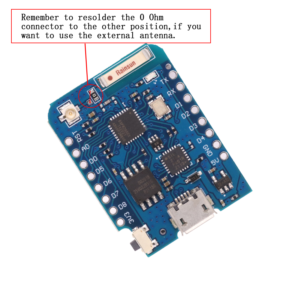 WeMos D1 Mini Pro V3.0 NodeMcu - Esp8266 Nodemcu Board avis et prix