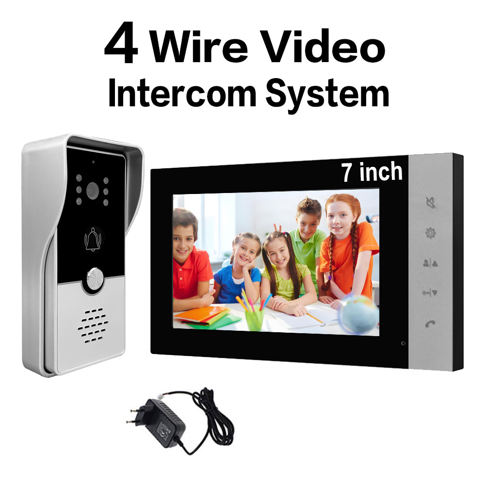 Interphone vidéo filaire 4 fil - Smart Doorbell Wired avis et prix