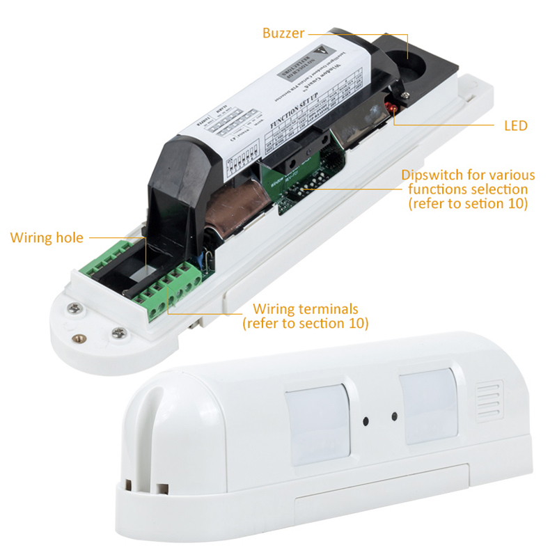 Détecteur de mouvement PIR fil - Motion Sensor Pir Wired avis et prix