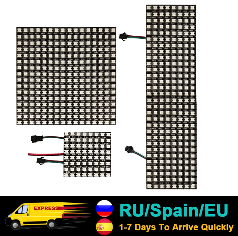DC5V WS2812B 5050 RGB SMD Flex - Rgb Led Matrix 8X8 avis et prix