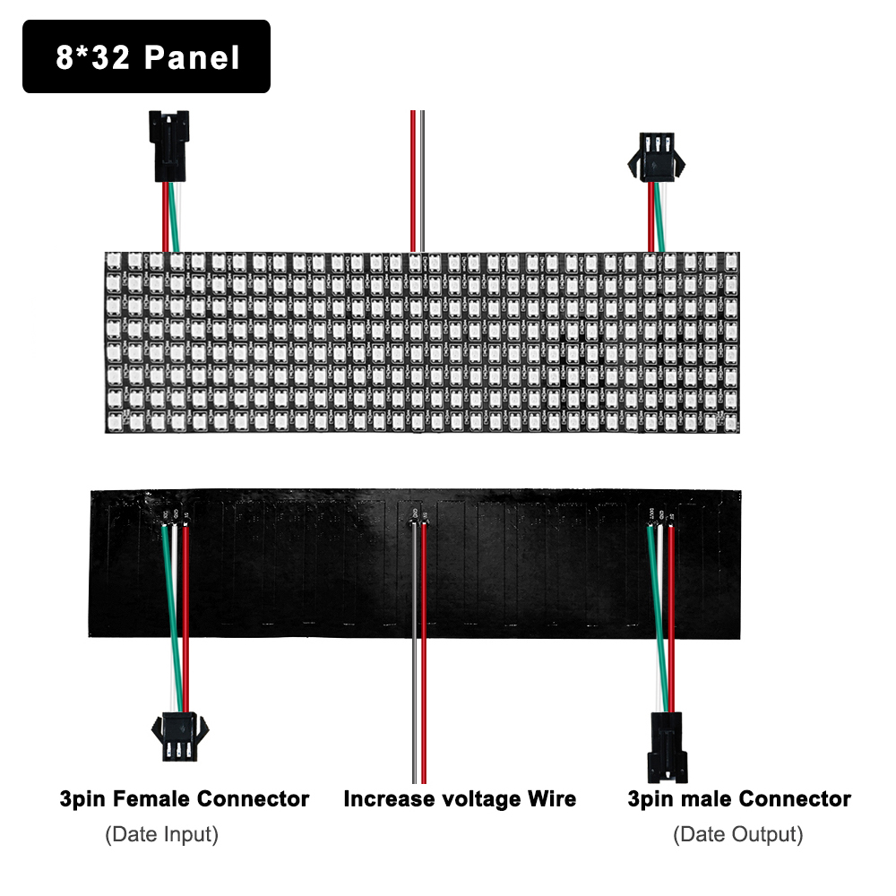 DC5V WS2812B 5050 RGB SMD Flex - Rgb Led Matrix 8X8 avis et prix
